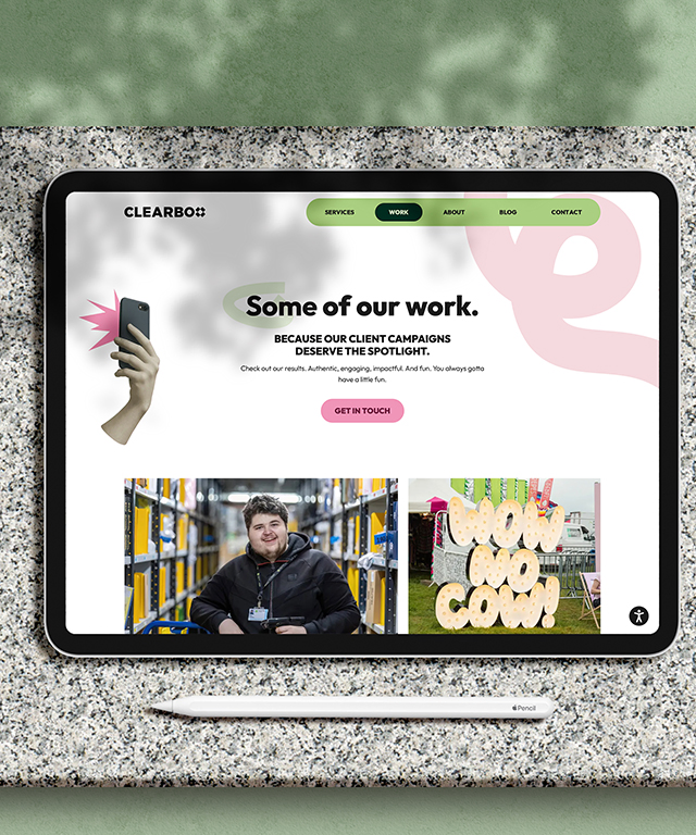 Clearbox Communications; Mockup Image One